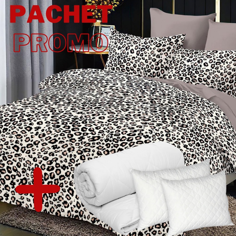 Pachet Lenjerie + Pilota + Perne Fabia 6 Piese Pachet Lenjerie + Pilota + Perne Fabia 6 Piese