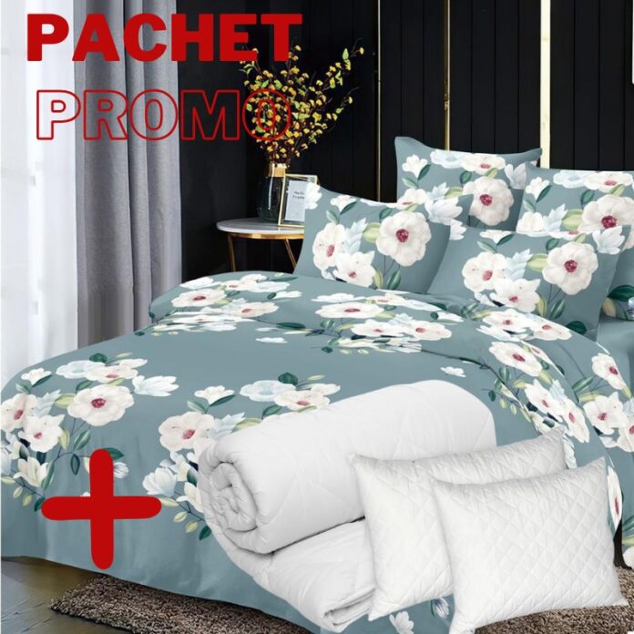 Pachet Lenjerie + Pilota + Perne Mazeyna 6 Piese (Finet) Pachet Lenjerie + Pilota + Perne Mazeyna 6 Piese (Finet)