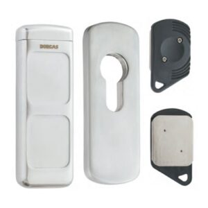 Protectie magnetica pentru cilindru DORCAS-MG-100, inox, 2 chei Protectie magnetica pentru cilindru DORCAS-MG-100, inox, 2 chei