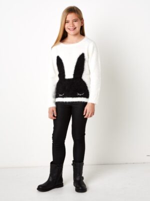pulover-fluffy-alb-negru1603