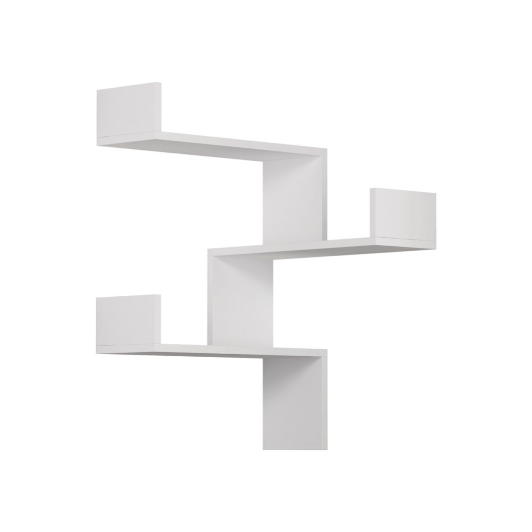 Raft de colt Luksa Alb 60x90x60 cm Raft de colt Luksa Alb 60x90x60 cm