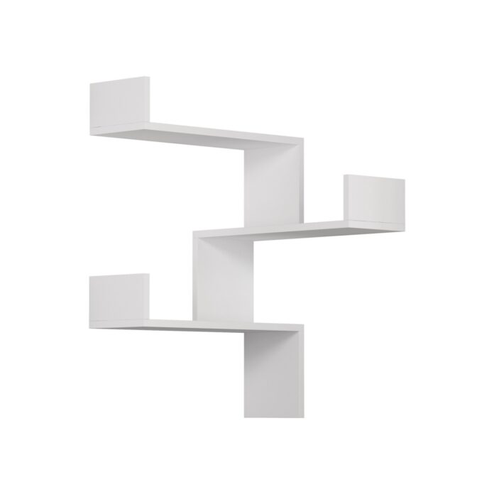 Raft de colt Luksa Alb 60x90x60 cm Raft de colt Luksa Alb 60x90x60 cm
