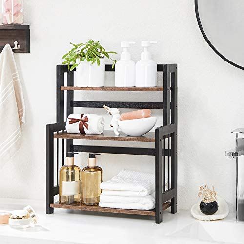 Raft de organizare, Songmics, Negru, 41x18x53 cm Raft de organizare, Songmics, Negru, 41x18x53 cm