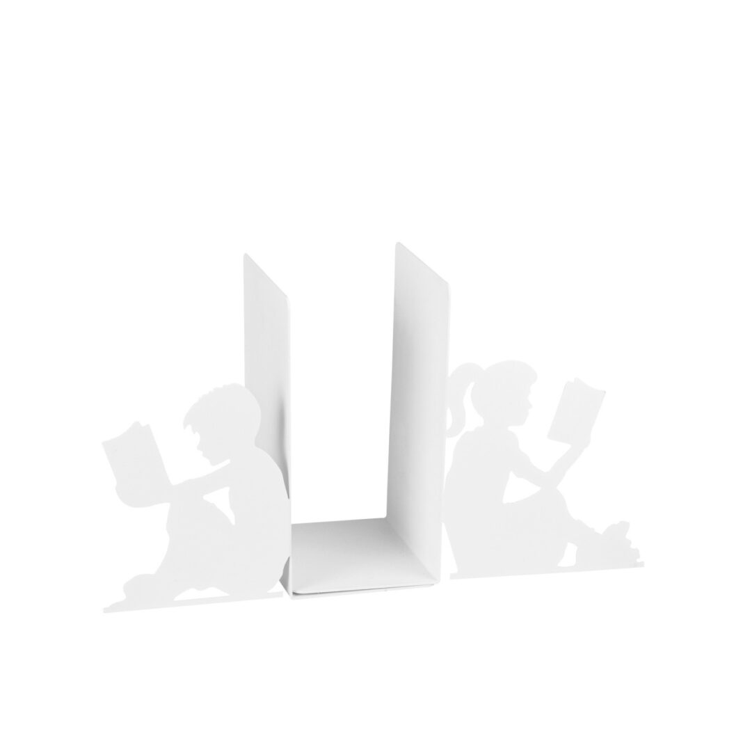 Raft de perete din metal Kitap Alb 40.5x14x22 cm Raft de perete din metal Kitap Alb 40.5x14x22 cm