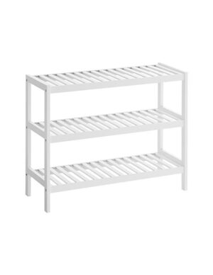 Raft pentru pantofi Model Quinn, Alb, 70x26x55 cm Raft pentru pantofi Model Quinn, Alb, 70x26x55 cm