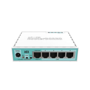 Router MikroTik hEX RB750GR3, 5 porturi, 10/100/1000Mbps, PoE pasiv Router MikroTik hEX RB750GR3, 5 porturi, 10/100/1000Mbps, PoE pasiv