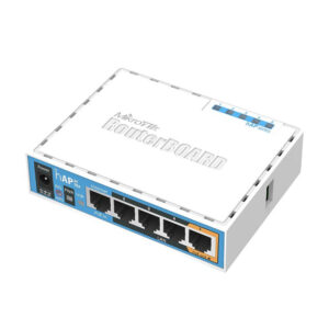 Acces Point wireless MikroTik hAP ac lite RB952UI-5AC2ND, 5 porturi, 2.4/5 GHz simultan, 300/433 Mbps, PoE pasiv Acces Point wireless MikroTik hAP ac lite RB952UI-5AC2ND, 5 porturi, 2.4/5 GHz simultan, 300/433 Mbps, PoE pasiv