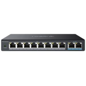 Switch 8 porturi PoE+ Reolink RLA-PS1, 120W, 2 porturi uplink gigabit, cu management Switch 8 porturi PoE+ Reolink RLA-PS1, 120W, 2 porturi uplink gigabit, cu management