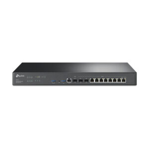 Router 8 porturi TP-Link Omada ER8411, 10G, management centralizat, 10 Gbps, 3 SFP, sursa dubla de alimentare Router 8 porturi TP-Link Omada ER8411, 10G, management centralizat, 10 Gbps, 3 SFP, sursa dubla de alimentare