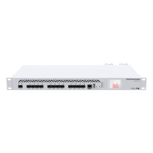 Router Gigabit cu fir MikroTik CCR1016-12S-1S+, 12 porturi Gigabit SFP, 1 port 10G SFP+, 1 port consola RJ45, 100-240V AC Router Gigabit cu fir MikroTik CCR1016-12S-1S+, 12 porturi Gigabit SFP, 1 port 10G SFP+, 1 port consola RJ45, 100-240V AC