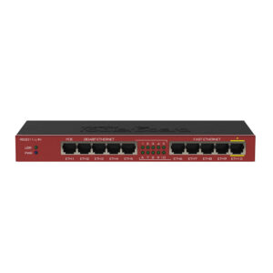 Router Gigabit MikroTik RB2011IL-IN, 5 porturi Gigabit, 5 porturi Fast Ethernet, 10/100/1000 Mbps, PoE Router Gigabit MikroTik RB2011IL-IN, 5 porturi Gigabit, 5 porturi Fast Ethernet, 10/100/1000 Mbps, PoE