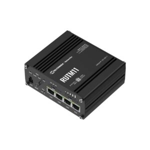 Router industrial 4G LTE dual SIM Teltonika RUTM11, Cat6, WiFi 5 Gigabit dual band, 300-867 Mbps, MU-MIMO, IoT Router industrial 4G LTE dual SIM Teltonika RUTM11, Cat6, WiFi 5 Gigabit dual band, 300-867 Mbps, MU-MIMO, IoT