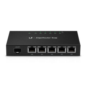 Router cu 5 porturi Gigabit Ubiquiti ER-X-SFP, 1 port SFP, PoE pasiv Router cu 5 porturi Gigabit Ubiquiti ER-X-SFP, 1 port SFP, PoE pasiv