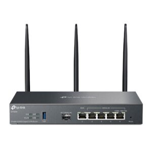 Router wireless cu 6 porturi dual band TP-Link ER706W, WiFi 6, 2.4/5 GHz, 2404 Mbps, VPN, Omada, Mu-Mimo Router wireless cu 6 porturi dual band TP-Link ER706W, WiFi 6, 2.4/5 GHz, 2404 Mbps, VPN, Omada, Mu-Mimo