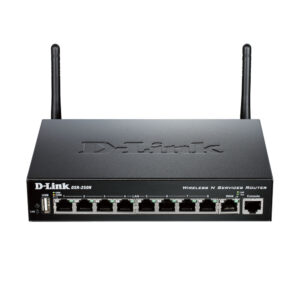 Router wireless Gigabit D-Link Unified DSR-250N, 1 port WAN, 8 porturi LAN, USB, 2.4 GHz, 300 Mbps Router wireless Gigabit D-Link Unified DSR-250N, 1 port WAN, 8 porturi LAN, USB, 2.4 GHz, 300 Mbps