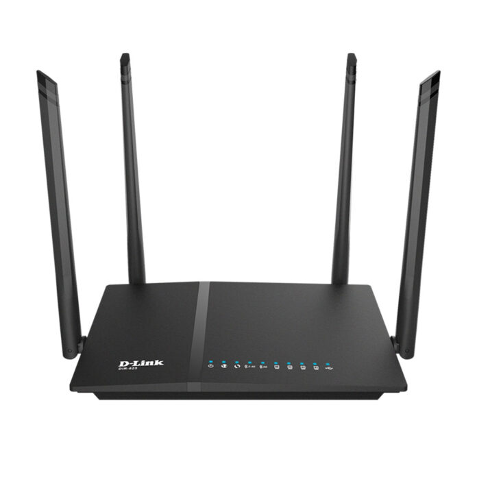 Router wireless Gigabit Dual Band D-Link AC1200 DIR-825/EE, 5 porturi, 2.4/5.0 GHz, MU-MIMO, 1200 Mbps Router wireless Gigabit Dual Band D-Link AC1200 DIR-825/EE, 5 porturi, 2.4/5.0 GHz, MU-MIMO, 1200 Mbps