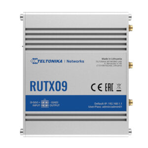 Router industrial IP Teltonika RUTX09, Dual SIM, GSM, 4G, GPS, Ethernet, 10/100/1000 Mbps Router industrial IP Teltonika RUTX09, Dual SIM, GSM, 4G, GPS, Ethernet, 10/100/1000 Mbps