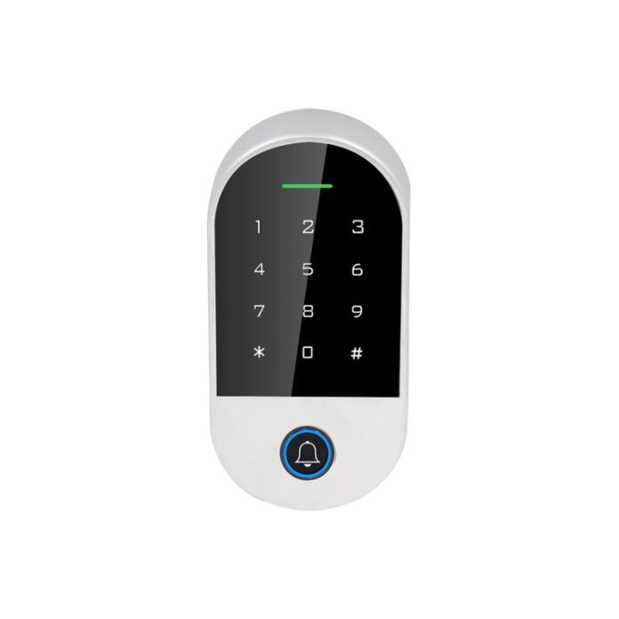 Cititor biometric standalone Bluetooth cu card si tastatura touchscreen Secukey HF2-BT, 125khz, compatibil Tuya Cititor biometric standalone Bluetooth cu card si tastatura touchscreen Secukey HF2-BT, 125khz, compatibil Tuya