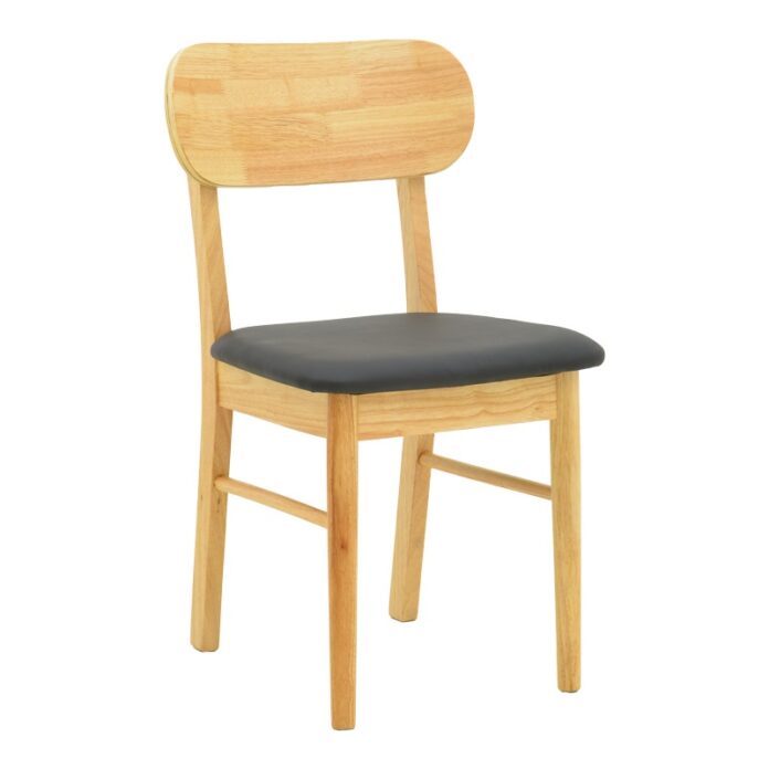 Scaun Bedona, natural/negru, 47x46x80 cm Scaun Bedona, natural/negru, 47x46x80 cm