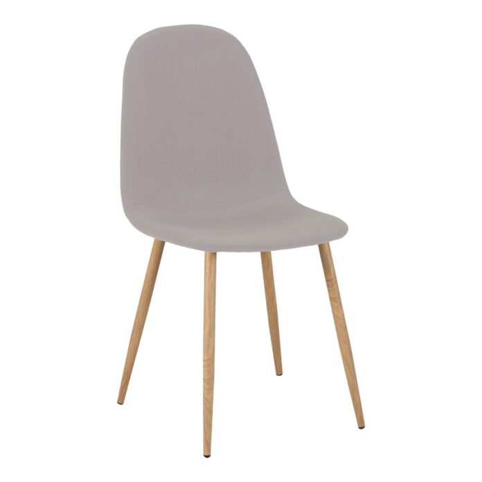 Scaun Bella, gri/natural, 43.5x52x89 cm Scaun Bella, gri/natural, 43.5x52x89 cm