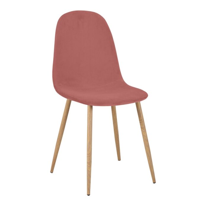 Scaun Bella, roz/natural, 43.5x52x89 cm Scaun Bella, roz/natural, 43.5x52x89 cm