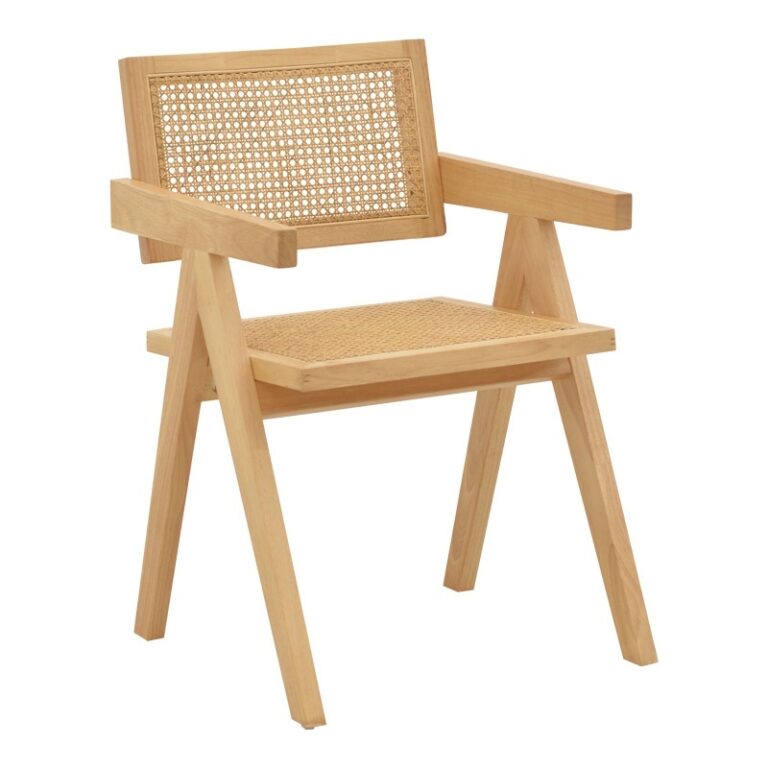 Scaun cu Brate Model Winslow, Natur, 52x59x79 cm
