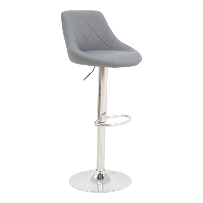 Scaun de bar Boronez, gri, 47x49x112 cm Scaun de bar Boronez, gri, 47x49x112 cm