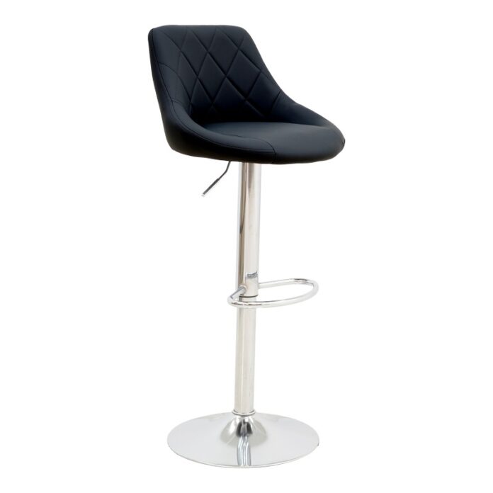 Scaun de bar Boronez V1, negru, 47x49x112 cm Scaun de bar Boronez V1, negru, 47x49x112 cm