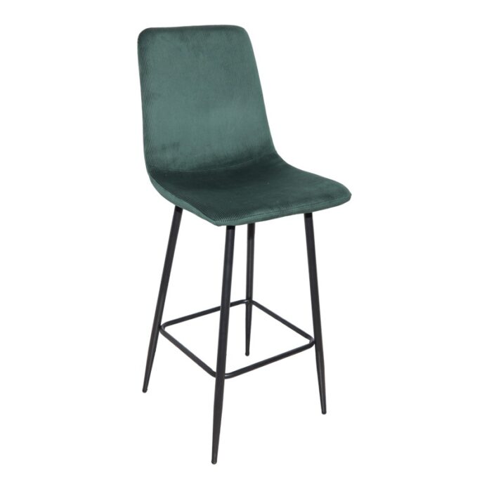 Scaun de bar Grato, verde/negru, 43.5x55x114 cm Scaun de bar Grato, verde/negru, 43.5x55x114 cm