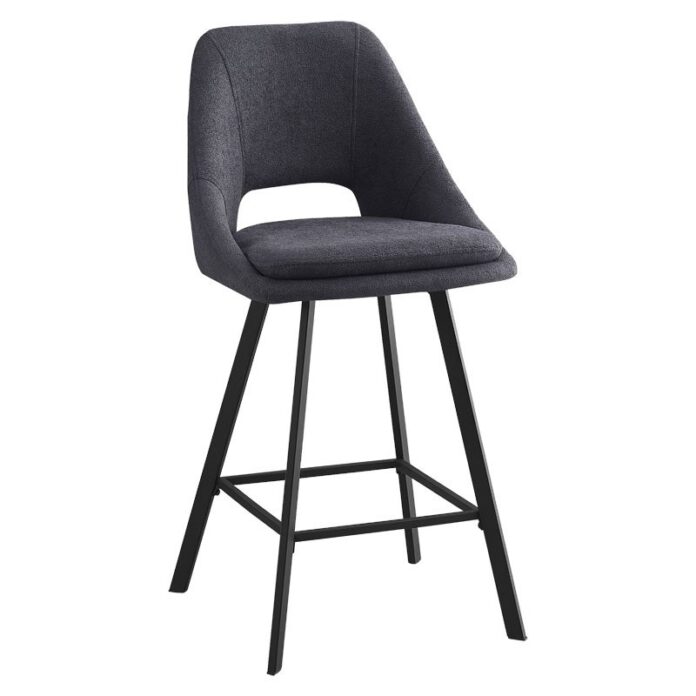 Scaun de bar Initiate, bej/negru, 48x56x98 cm Scaun de bar Initiate, bej/negru, 48x56x98 cm