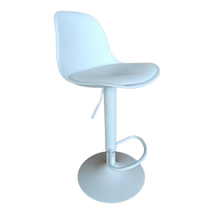 Scaun de bar Louser, alb, 44x46x114 cm Scaun de bar Louser, alb, 44x46x114 cm