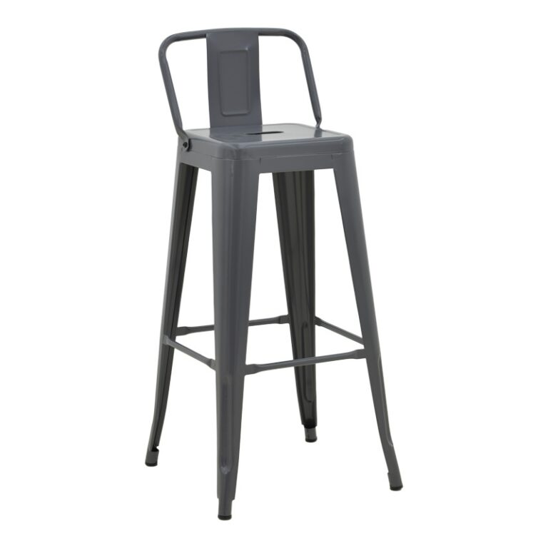 Scaun de bar Utopia, antracit, 42x42x97 cm