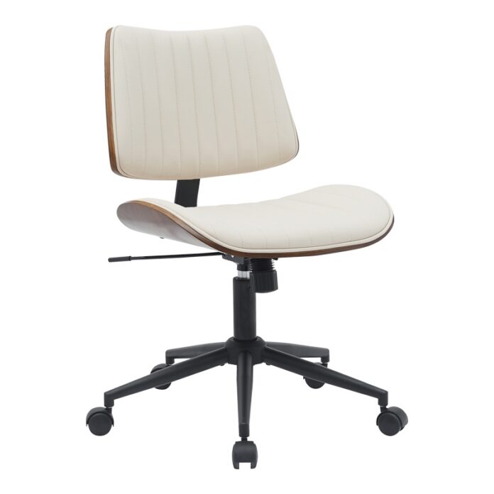 Scaun de birou Amani, bej/nuc, 52x54x90.5 cm Scaun de birou Amani, bej/nuc, 52x54x90.5 cm