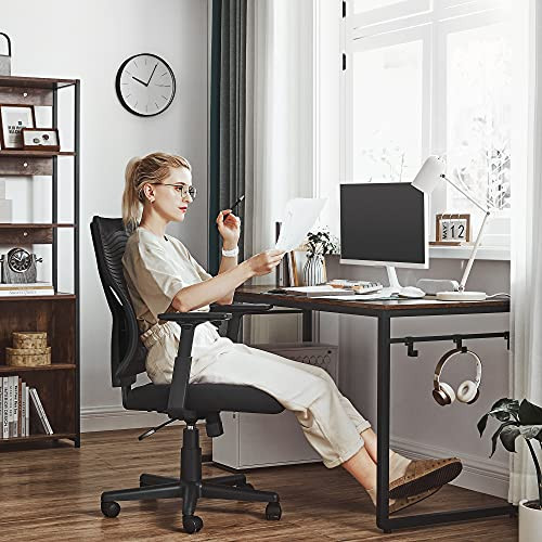 Scaun de birou, Songmics, Negru, 68x67x(100.5-112.5) cm Scaun de birou, Songmics, Negru, 68x67x(100.5-112.5) cm