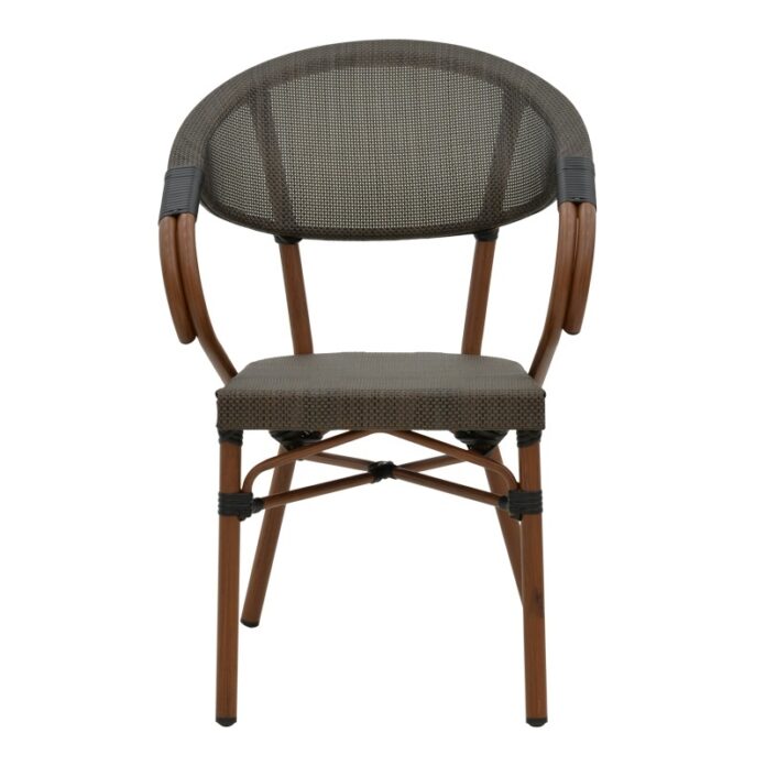 Scaun de grădină Isaia Negru 57x57x83 cm Scaun de grădină Isaia Negru 57x57x83 cm