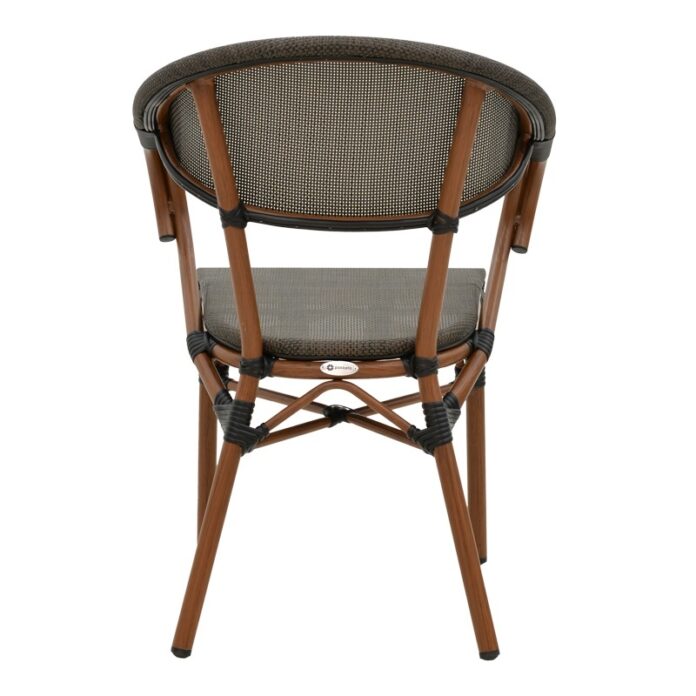 Scaun de grădină Isaia Negru 57x57x83 cm Scaun de grădină Isaia Negru 57x57x83 cm
