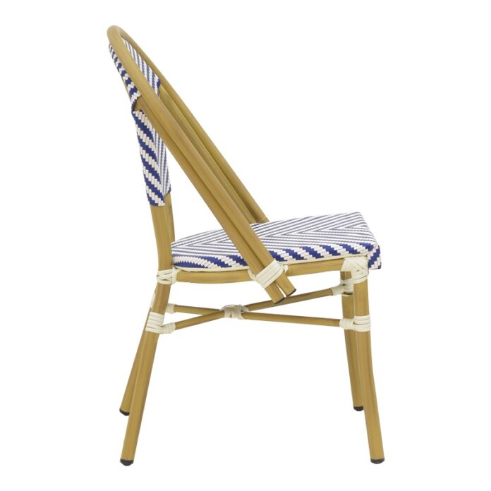 Scaun de Gradina Model Uarmin, Natural/Alb/Albastru, 46x57x85 cm Scaun de Gradina Model Uarmin, Natural/Alb/Albastru, 46x57x85 cm