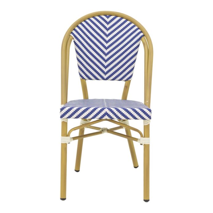 Scaun de Gradina Model Uarmin, Natural/Alb/Albastru, 46x57x85 cm Scaun de Gradina Model Uarmin, Natural/Alb/Albastru, 46x57x85 cm