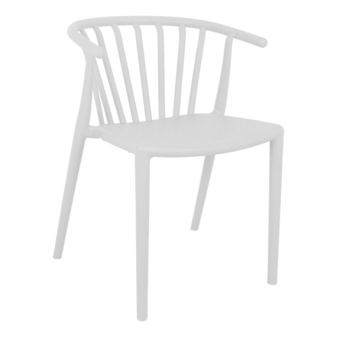 Scaun de Gradina Model Zelma, Alb, 55x53x73 cm Scaun de Gradina Model Zelma, Alb, 55x53x73 cm
