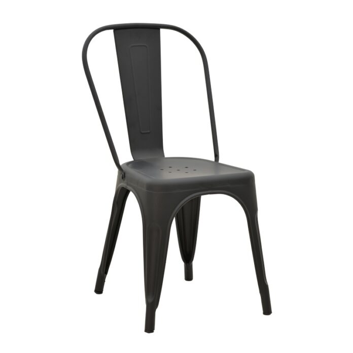 Scaun de grădină Utopia Negru 44x44x85 cm Scaun de grădină Utopia Negru 44x44x85 cm