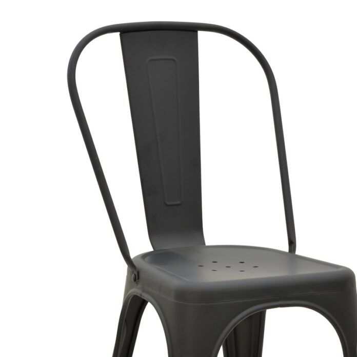 Scaun de grădină Utopia Negru 44x44x85 cm Scaun de grădină Utopia Negru 44x44x85 cm
