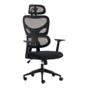 Scaun directorial Cadrey, negru, 67x64x120-128 cm Scaun directorial Cadrey, negru, 67x64x120-128 cm