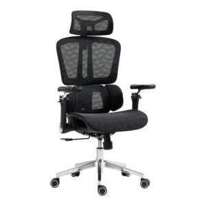 Scaun directorial Jeffer, negru, 67x62x115-125 cm Scaun directorial Jeffer, negru, 67x62x115-125 cm