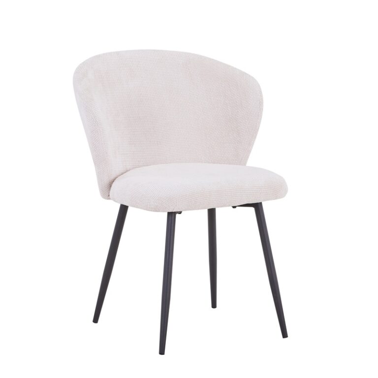 Scaun Model Karg, Alb/Negru, 57x62x80 cm