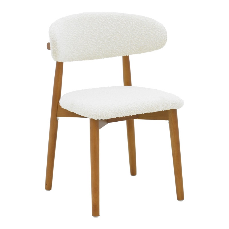 Scaun Model Ubene, Nuc/Alb, 51x56x79 cm Scaun Model Ubene, Nuc/Alb, 51x56x79 cm