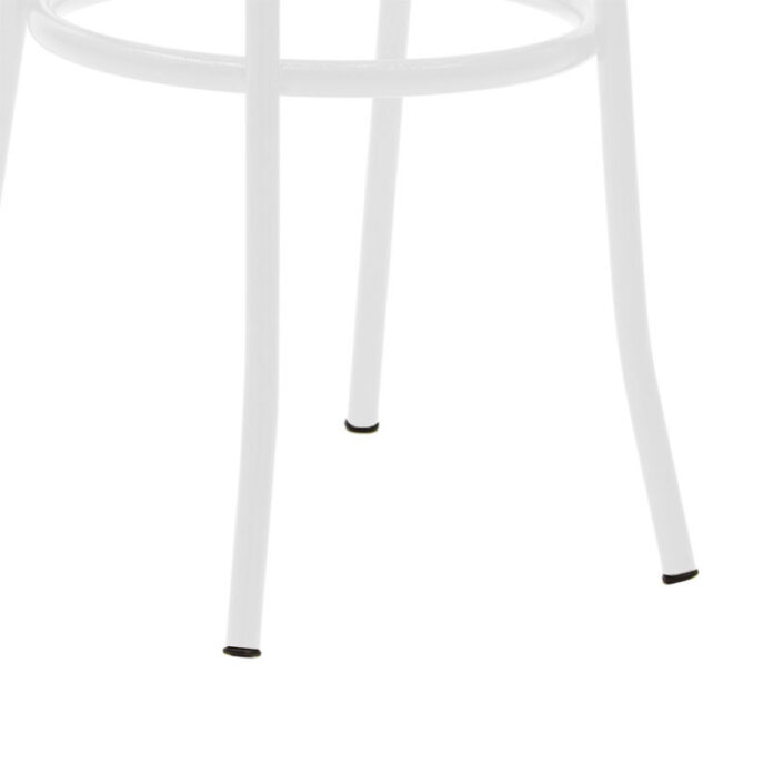 Scaun Model Vienna, Alb/Bej, 40x47x85 cm Scaun Model Vienna, Alb/Bej, 40x47x85 cm