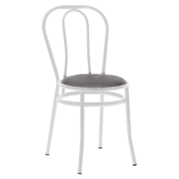 Scaun Model Vienna, Alb/Negru, 40x47x85 cm Scaun Model Vienna, Alb/Negru, 40x47x85 cm