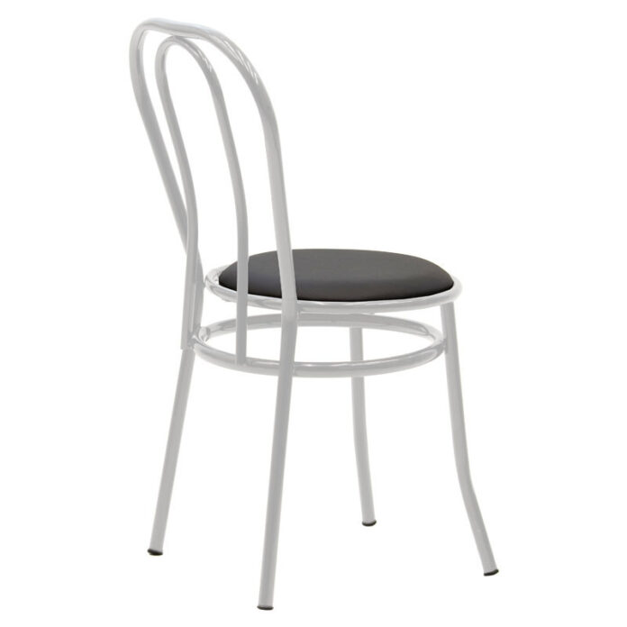 Scaun Model Vienna, Alb/Negru, 40x47x85 cm Scaun Model Vienna, Alb/Negru, 40x47x85 cm