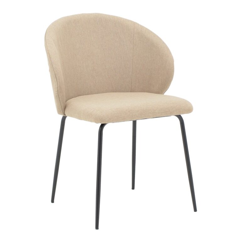 Scaun Olympian, bej/negru, 50x55x83 cm