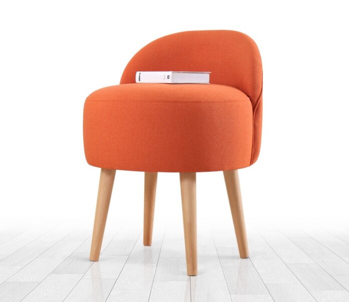 Scaun puf Corvile Portocaliu 48x47x42 cm Scaun puf Corvile Portocaliu 48x47x42 cm
